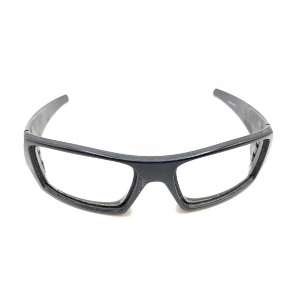 Oakley Gascan 12-856 Large Black Rectangle Wrap Sunglasses Frames 60-15 128 Men - Picture 2 of 12